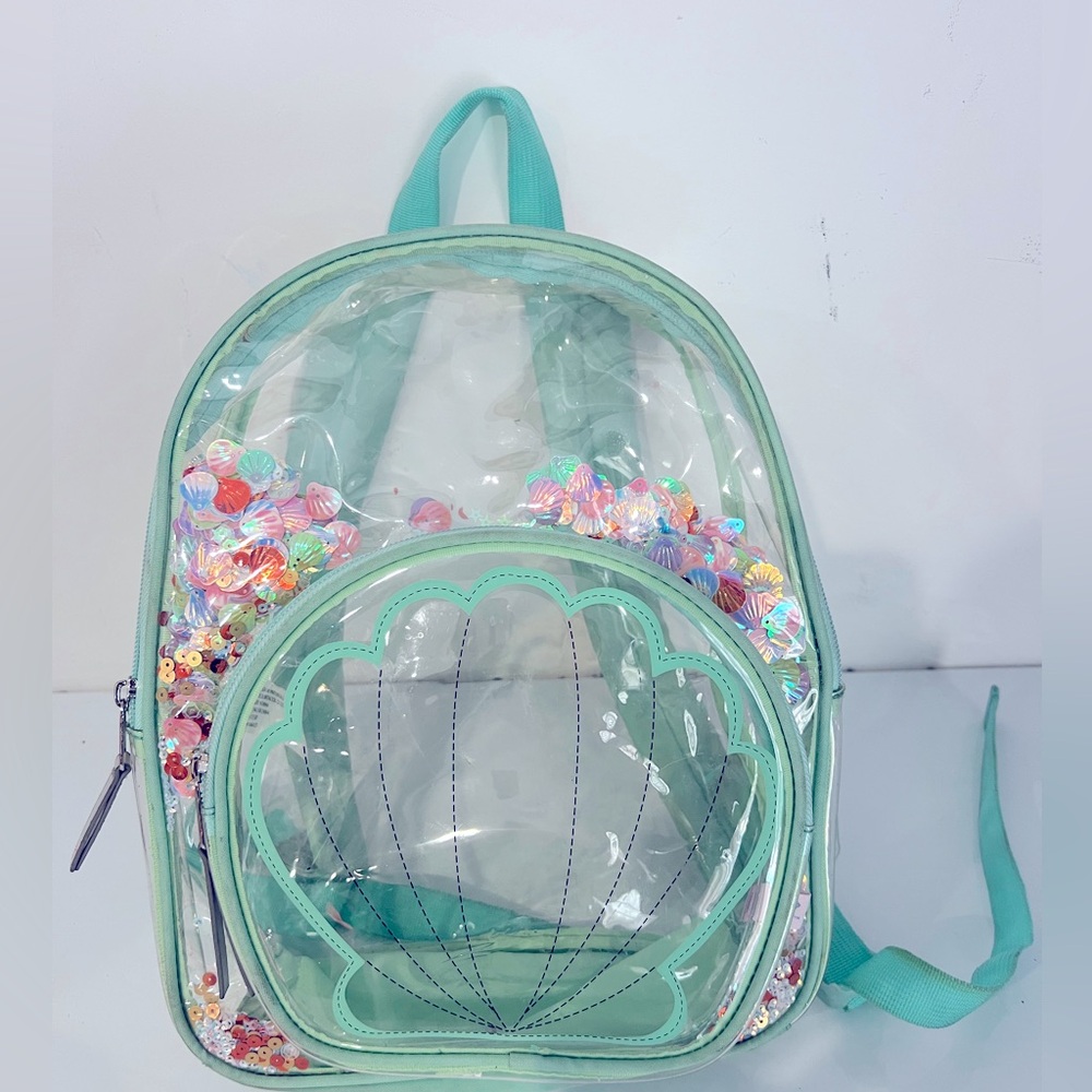 Mermaid clear backpack